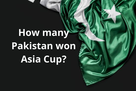 How many Pakistan won Asia Cup?