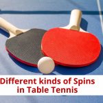 different kinds of spins in table tennis